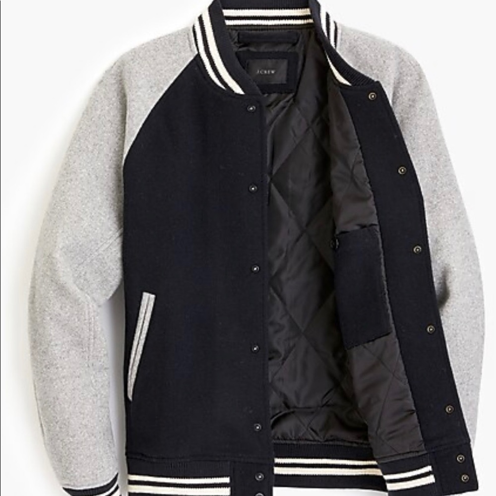J-crew jacket, wool with primaloft filling